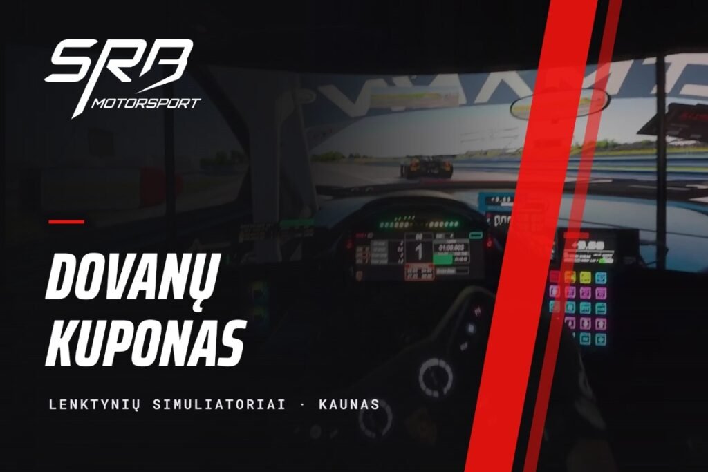 SRB Motorsport dovanų kuponas